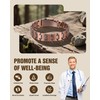Jecanori Pure Copper Bracelet for Men, 2X Strength Magnetic Bracelets