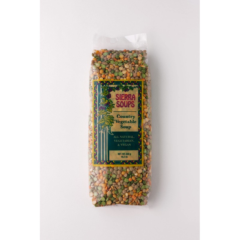 Sierra Soups Country Vegetable Soup, 19.2-Ounce Bags (Pack of 6)