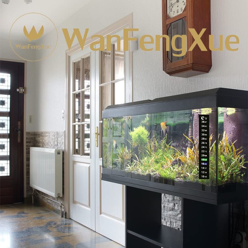 WanFengXue 5 Pcs Water Thermometer Aquarium Thermometer Sticker Water Thermometer
