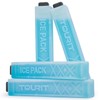 TOURIT Ice Packs for Coolers, 4 Pack Reusable Long Lasting