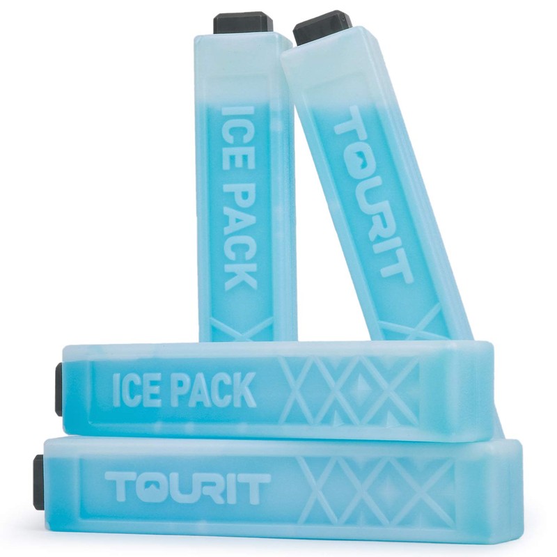 TOURIT Ice Packs for Coolers, 4 Pack Reusable Long Lasting