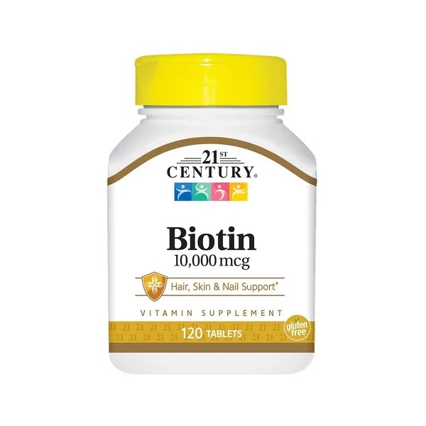 Biotina Premium Cabello Uñas 10,000mcg 120 Caps Eg B7 Sabor