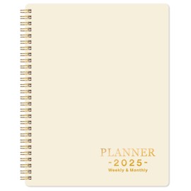 2025 Planner - Planner 2025, JAN. - DEC. 2025, 8" x 10" 2025 Planner Weekly and Monthly with Calendar Reference, Julian Dates