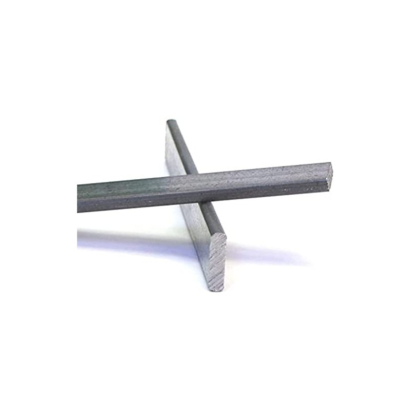 Stained Glass Reinforcing Bar, 1/8 x 1/2in Zinc Coated Steel