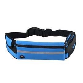 Waterproof running waist bag with adjustable shoulder strap for men and women (multiple colors) - Color: Blue