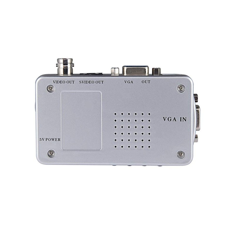 axGear VGA to BNC S-Video Converter Box Adapter Coaxial Video
