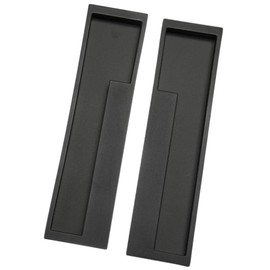 gazechimp 1 Par de Montaje Empotrado, Tiradores de, Manijas Empotradas, pequeña sala, Hardware para, Cocina, Armario, Cajón de, Negro