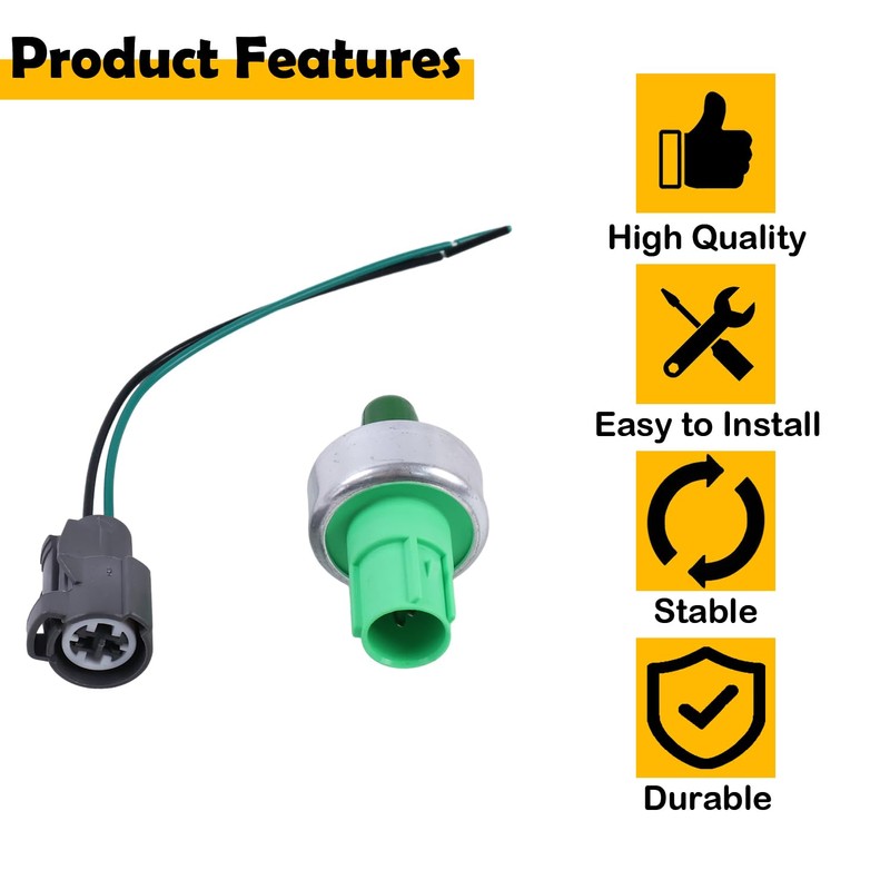 ELSOON 56490-P0H-013 Power Steering Pressure Sensor Compatible with Honda Accord
