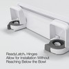 Border Round Closed-Front Toilet Seat with Soft Close and Quick