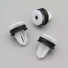 VVO Fasteners- White Plastic Tailgate Lining Clips & Boot Lid
