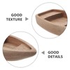 ORFOFE Unfinished Wooden Boat Miniature Natural Wood Canoe Craft Painting