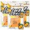 Sour Strips Flavored Sour Candy Strips, Deliciously Sour Chewy Candy