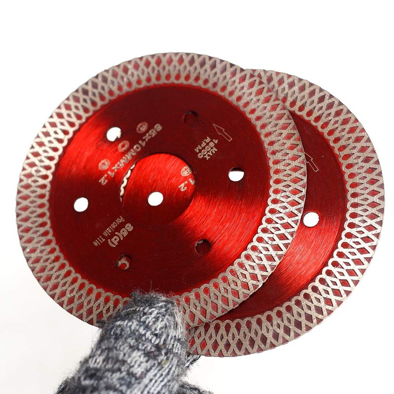 Casaverde 2 Pcs/Lot 3-3/8 Inch Diamond Porcelain Saw Blades Tile