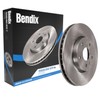 Bendix Premium PRT6898 Rear Brake Rotor compatible with Nissan Altima