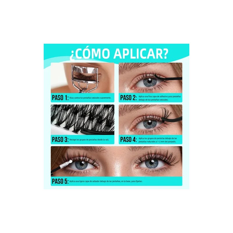 Pestañas Postizas Naturales 320pcs Extensiones De Pestañas