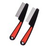 Msloosily 2 Pieces Dandruff Comb, Stainless Steel Fine Tooth Comb