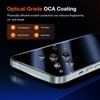 KUZOOM 2 Pack Privacy Screen Protector for iPhone 15, 9H+