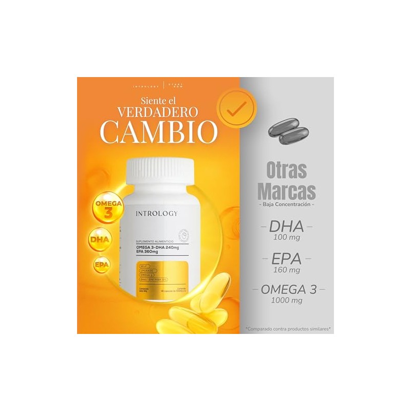 Omega 3 - DHA 240mg + EPA 360mg. | 60