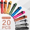 Hortsun 20 Pcs Mini Pen Light Flashlights Pocket Flashlights Pen