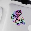 Holographic Decal Stickers of Largemouth Bass Fish Jumping Premium Waterproof