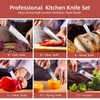 RAXCO 10-Piece Kitchen Knife Set | Stainless Steel Holder |