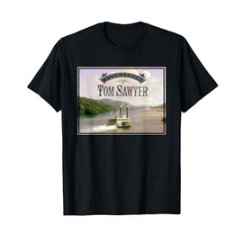 Tom Sawyer Adventures - Mississippi River Landscape T-Shirt