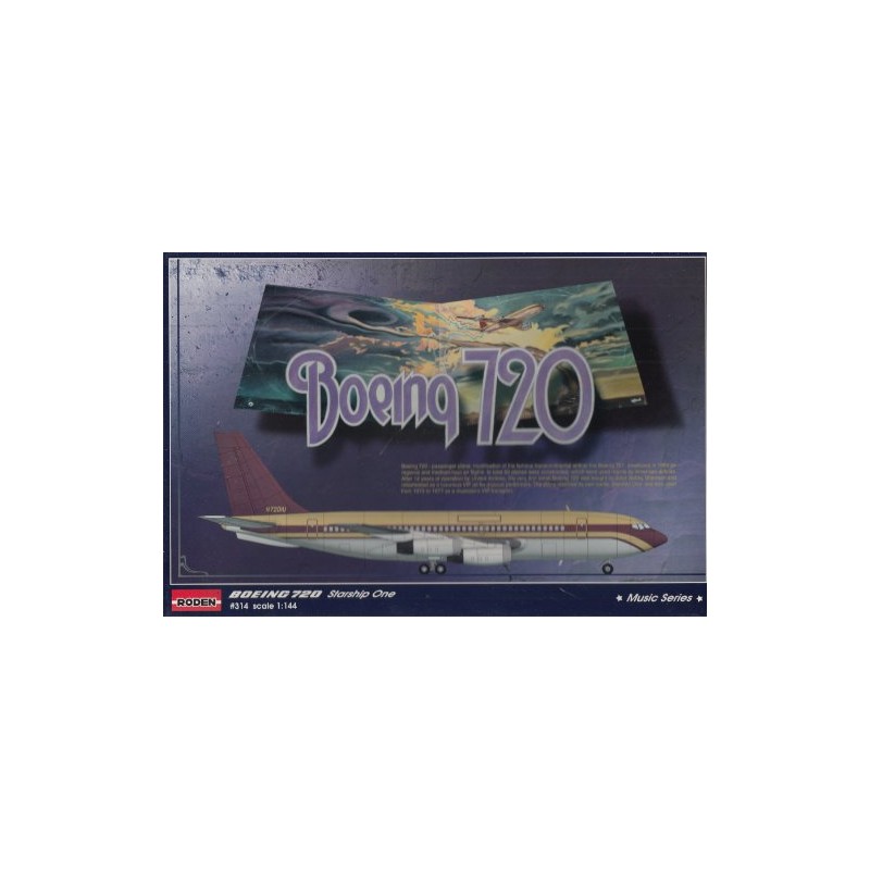 Roden 314 Model Kit Boeing 720 Ship OneMusic Series