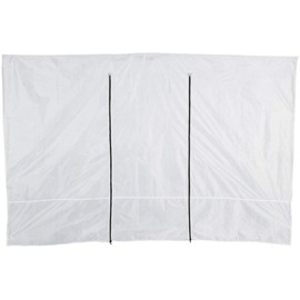 Royal Gardineer Accessories for Festival Tent Gazebos: Wall Side Panel for Folding Gazebo, Zip Door, 3 x 1.9 m, White (Garden Tents Waterproof, Garden Marquee)