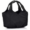 Isaac Y01-03-01 Recycled Nylon Fluffy Tote Size S, Black