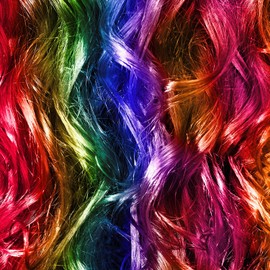 24 Pieces 24 Colors Multi-Colors Clip on in Hair Extensions Hair Pieces Colored Party Highlights DIY Hair Accessories Extensions 20 Inches Long Hair for Girls Women (24 Colors, Curly Wave)