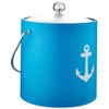Kraftware Pastimes 3qt (Anchor, Process Blue) Ice Bucket, Small