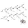 TERF® 8 Pcs Zinc Plated Steel 100mm X 100mm Flat