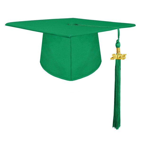 gradois Unisex Adult Matte Graduation Cap with 2025 Tassel Year