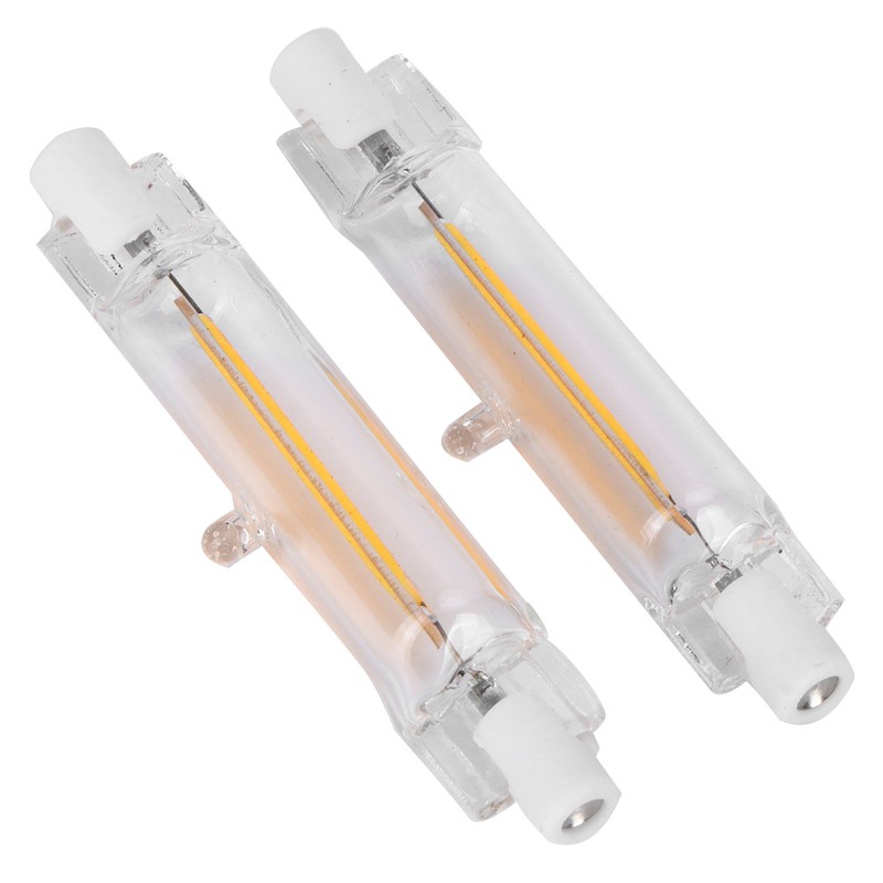 2Pcs R7S COB Bulb 5W 78mm Highlight Double Ended Flood