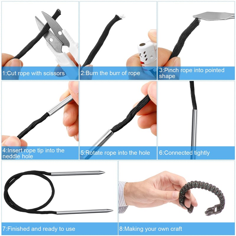 Stainless Steel FID Set Paracord FID Marlinspike Set Paracord Stitching