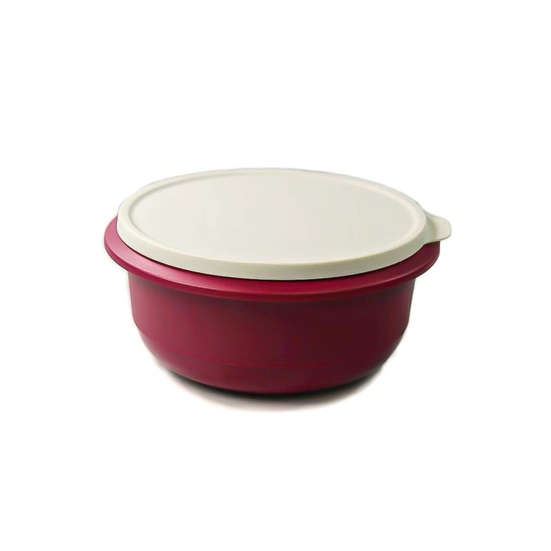 Tupperware Mixing Bowl Pro 2.0 L Dark Pink Yeast Dough