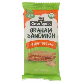 ONCE AGAIN Organic Peanut Butter Graham Sandwich, 1.59 OZ