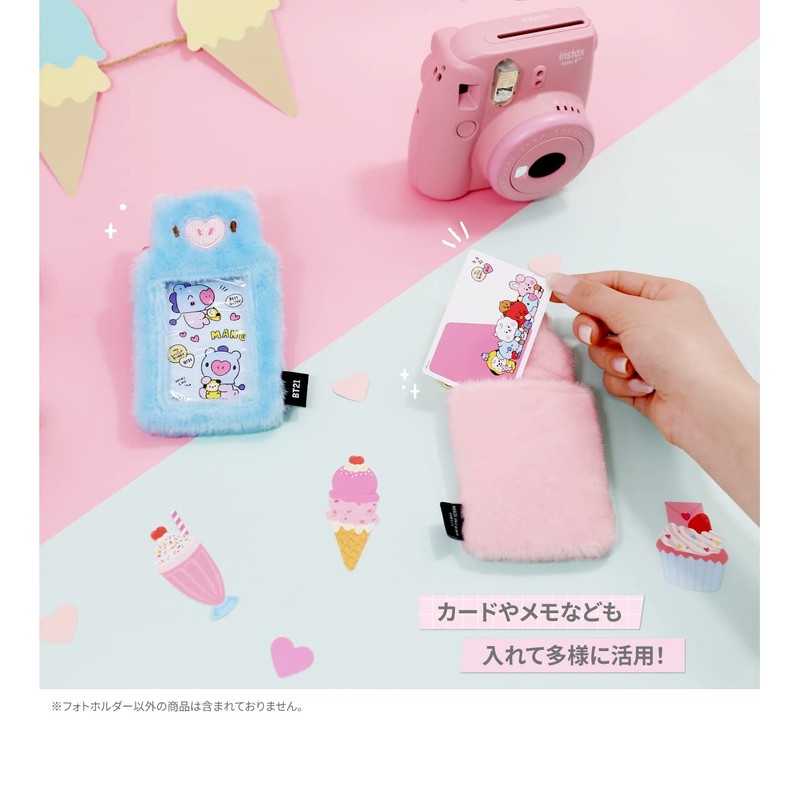 Solomon Shoji BT21 FKB_Photo Card Key Holder Ver.2 Fluffy Fluffy