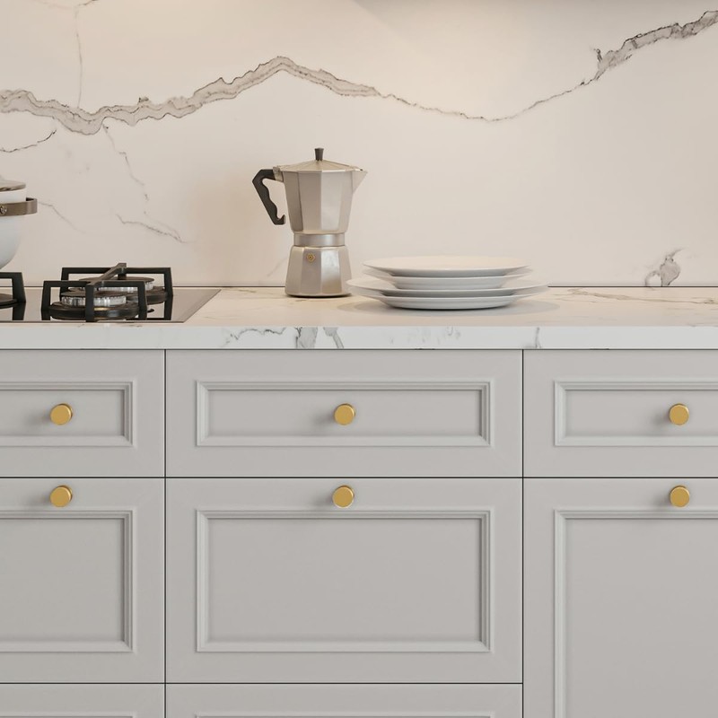 GTV - Ring INOX Knob - Brushed Steel - Furniture