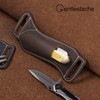 Gentlestache Leather Knife Sheaths for Belt, Pocket Knife Holder, EDC