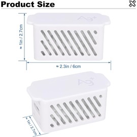 Silver Ion Module for Roborock S7maxv Ultra / S7 Pro Ultra/Q Revo / S8+/S8/S8 Pro Ultra /S8 Plus/G10S Pro / P10 /G10S Pure G20 Vacuum Cleaner - Replacement Accessories Parts - 4Pcs