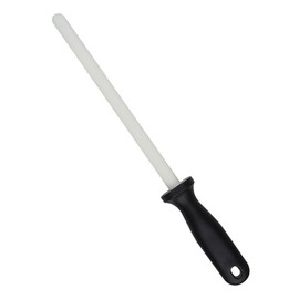 MAYMII Total 12" Length 8” Length Ceramic Rod with Handle Knife Sharpener Kitchen Sharpening Stick