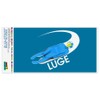 GRAPHICS & MORE Luge Luger Luging Winter Sport Automotive Car