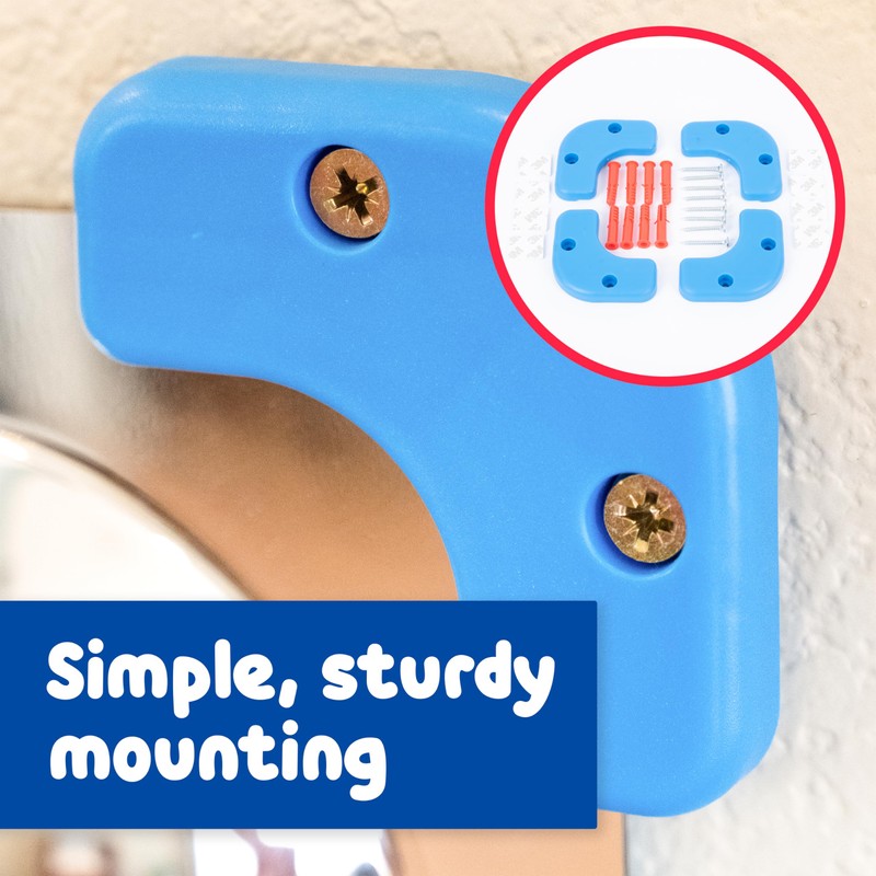 SPARK & WOW Sensory Wall Toddler Mirror | Giant |