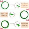 3 Rolls of Green Anodised Aluminium Bonsai Training Wire, Each
