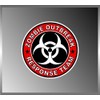 2 Zombie Outbreak Response Team Cool Vinyl Decal Bumper Sticker