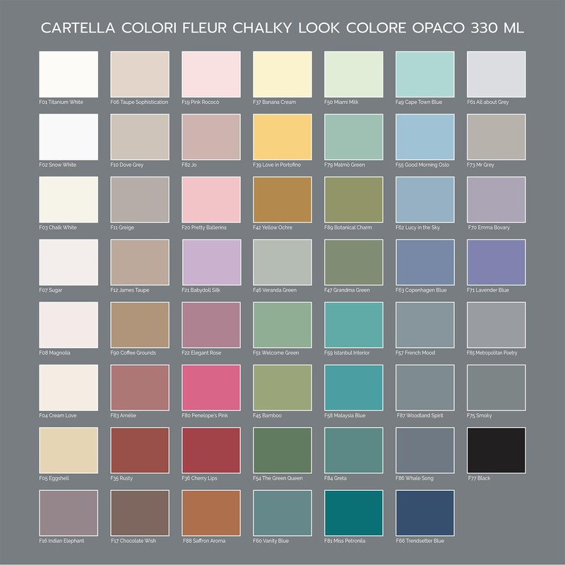 FLEUR DESIGNER'S PAINT | Pittura ad Acqua, Effetto Gesso Naturale,