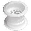 Mini Circle Collar Air Vent Grille Door Ventilation Cover White