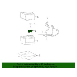 Ford Motor Company Battery Clamp - E7TZ10718B