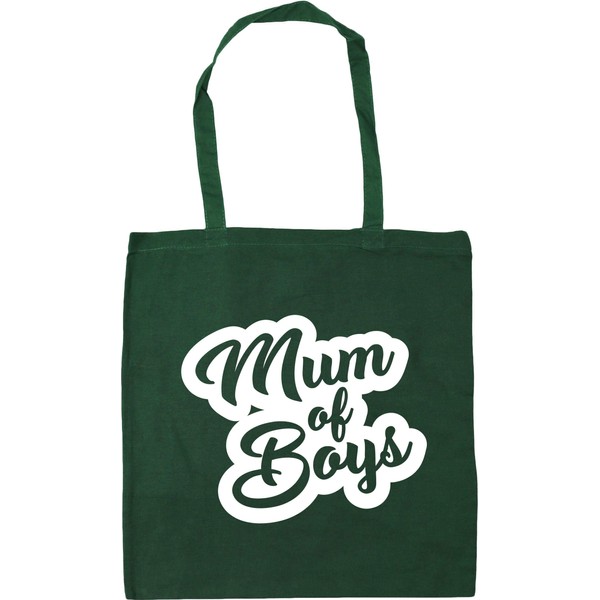 Hippowarehouse Mum of boys (PRINTED ON AN ANGLE) Tote Shopping